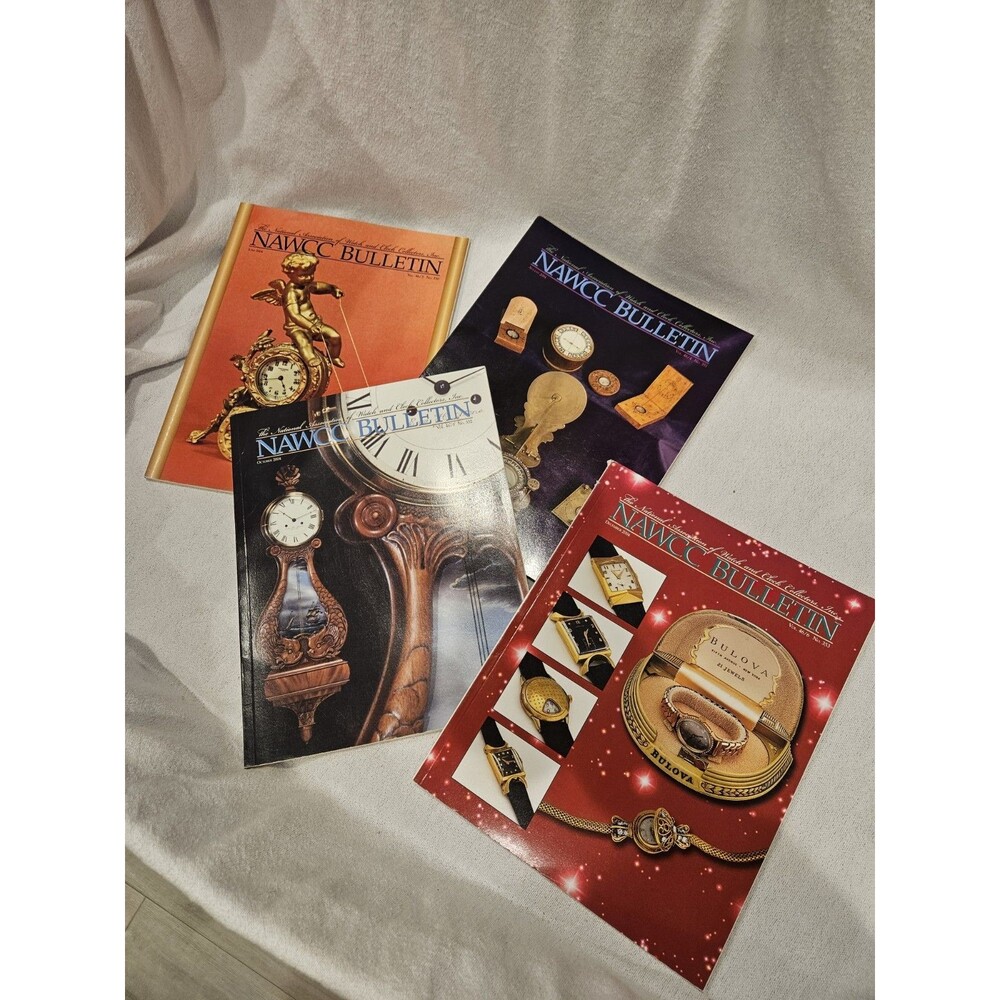 NAWCC Bulletin 2004 Vol. 46 No.350, No.351, No.352, No.353, Watch Catalog
